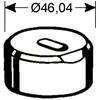 Oblong offset die, longitudinal no. 13