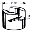 matrice no. 6 de sectionnement et d’arrondissage simple