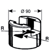 Shearing and double-sided radius No. 6