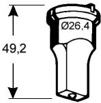 rectangular punch no. 4  -    8.0 x 24.0 mm