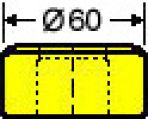 matrice oblongue no. 39 - 18,5 x 36,0 mm
