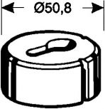matriz para cerradura con ranura redonda nr. 3 - 34.2 x Ø17.7 x 10.7 mm