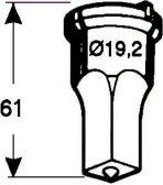 Vierkantstempel Nr. 2 - 4,0 mm