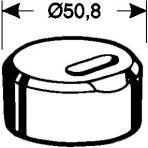 offset oblong die transverse - 6.2 x 14.7 mm