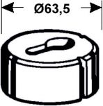 matriz para cerradura nr. 4   - 34.2 Ø 17.7 x 10.7 mm
