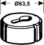 Schlüssellochmatrize Nr. 4 - 34,2 Ø 17,7 x 10,7 mm