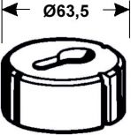 Schlüssellochmatrize Nr. 4   - 34,2 Ø 17,7 x 10,7 mm