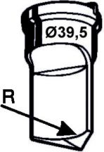 corner radiusing punch no. 6  - Radius 15 mm