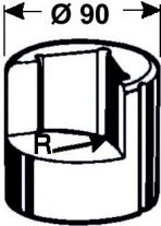 Eckenabrundmatrize Nr. 6 - Radius 35 mm