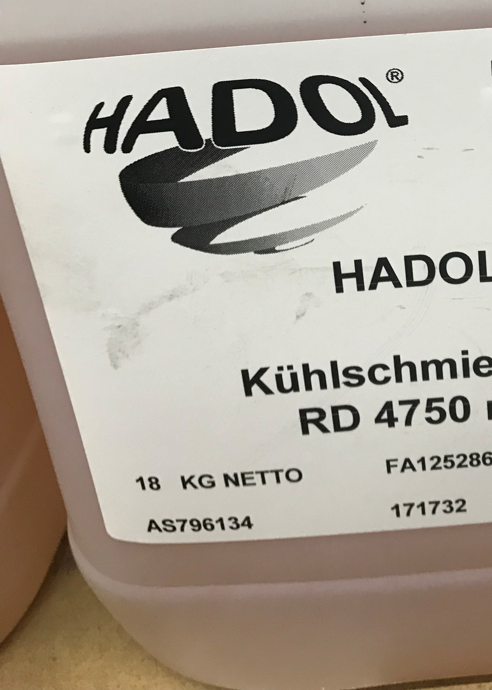 HADOL 4750 Kühlschmiermittel (wassermischbar)