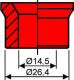 Reduzierhülse 1 / 4 mm