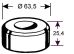 matriz redonda nr. 291 - 8.7 Ø mm