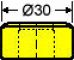 Langlochmatrize Nr. 33    -      6,0 x 11,0 mm