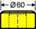 matrice oblongue no. 39 - 21,5 x 36,0 mm