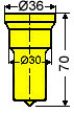 punzón oblongo nr. 52   -      9.0 x 30.0 mm