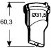 oblong punch no. 5 - 5.5 x 25.0 mm