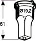 punzón cuadrado nr. 2 - 4.0 mm