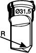 poinçon no. 5 pour arrondir les angles - rayon 15 mm