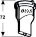 Langlochstempel Nr. 6  -   9,0 x 30,0 mm