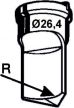 corner radiusing punch no. 3  - Radius   5 mm