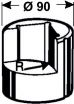 Eckenabrundmatrize Nr. 6   - Radius 25 mm