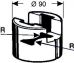 matrice no. 6 de sectionnement et darrondissage double 40 x 07